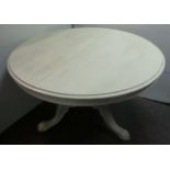 Painted Circular Dining Table