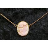 Cameo on 9ct Chain