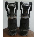 Pair of Antique Tall Vases