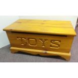 Solid Pine Toy Box