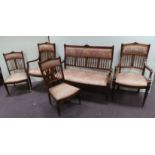 5-piece Mahogany Parlour Suite