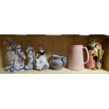 Assorted Lot of 3x Jugs and 3x Ornaments