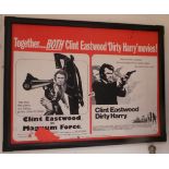 Clint Eastwood Framed Cinema Advertisement