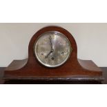 Dome-top Mahogany Mantel Clock