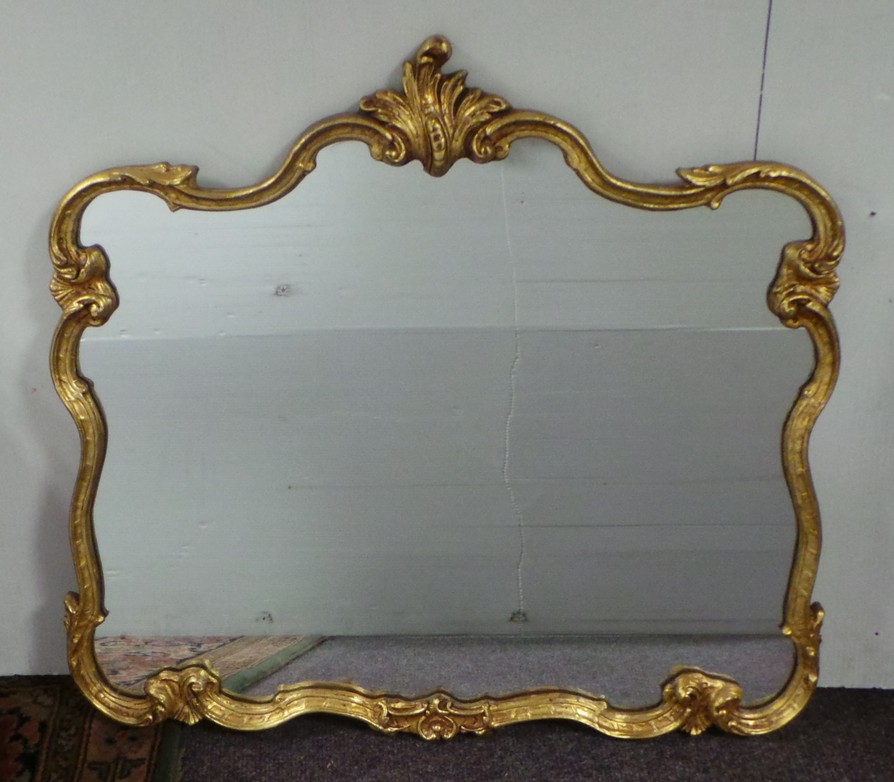 Gilt-framed Over Mantle