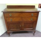 2-drawer Mahogany Chest with Cupboard