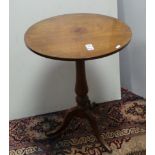 Large Mahogany Circular Wine Table