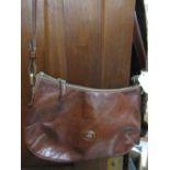 ' The Bridge ' ladies brown leather handbag