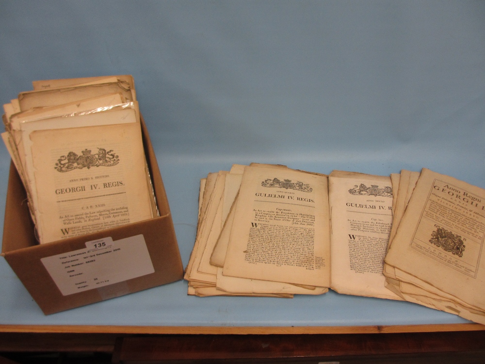 Quantity of various 18th and 19th Century printed acts of Parliament etc - Image 3 of 3