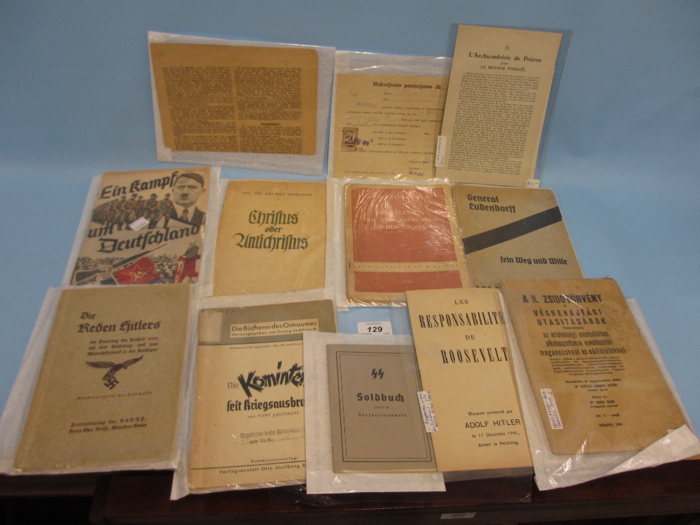 Quantity of various German World War II pamphlets, - Image 3 of 3