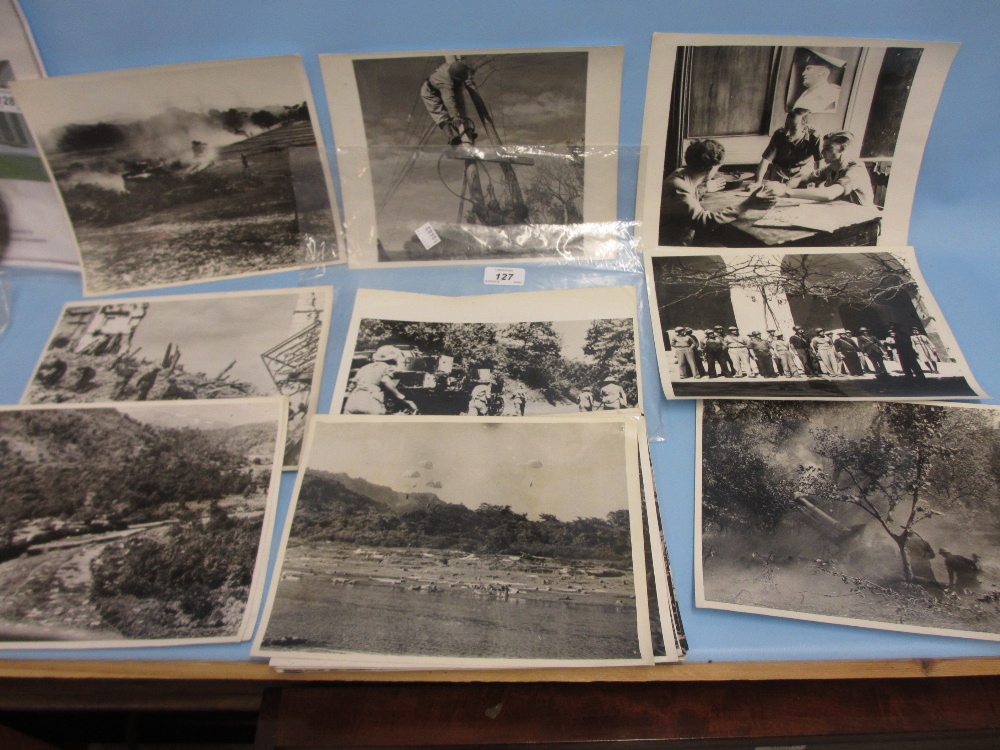 Quantity of various World War II photographs including Indian and British official images etc