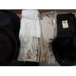 Quantity of kid leather and other evening gloves,