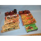 Six Triang model racing cars in original boxes together with a Schuco Motoracer 1006,