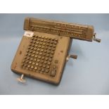 Early to mid 20th Century mechanical calculator by Monroe