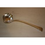 George III Old English pattern soup ladle