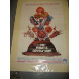 Original full size ' Oh What a Lovely War ' coloured cinema poster, 69cms x 104cms,