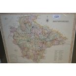 Henry Teesdale, unframed map of Devonshire, together with similar maps of Sussex,