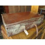 Leather suitcase (a/f)