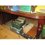 19th Century mahogany extending dining table,