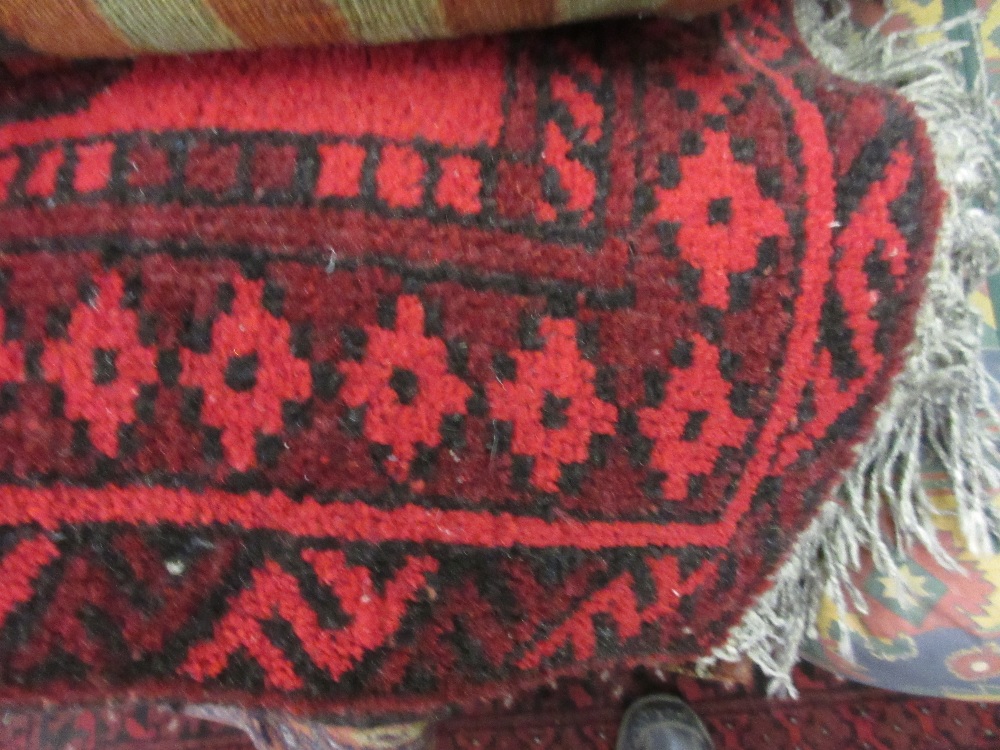 Turkish rug with centre medallion and multiple borders, - Image 2 of 5