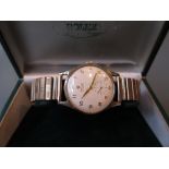 1960's Gentleman's Rolex Precision 9ct gold cased wristwatch with subsidiary seconds,