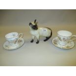 Royal Doulton figure of a Siamese cat,