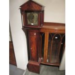 Mahogany Grandmother clock in early 19th Century style,