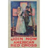 Original World War I American poster by Urquhart Wilcox, Buffalo, New York, entitled ' Join Now,