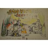 Harold Hope Read, ink and watercolour, ' The Snug ',