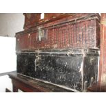 Two 19th Century tin uniform trunks