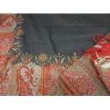 Late 19th or early 20th Century Paisley shawl