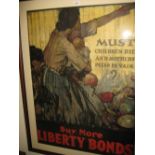 Original American World War I poster by Henry Patrick Raleigh, published 1918,