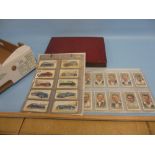 Full set of Players cigarette cards, 1930's motor cars, full set of '30's cricket cards,