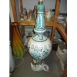 Large Casa Pupo pottery lamp base