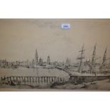 20th Century signed etching,