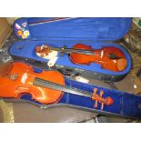 Stentor, student violin with bow in fitted case,