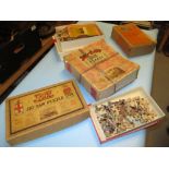 Various early to mid 20th Century wooden jigsaw puzzles