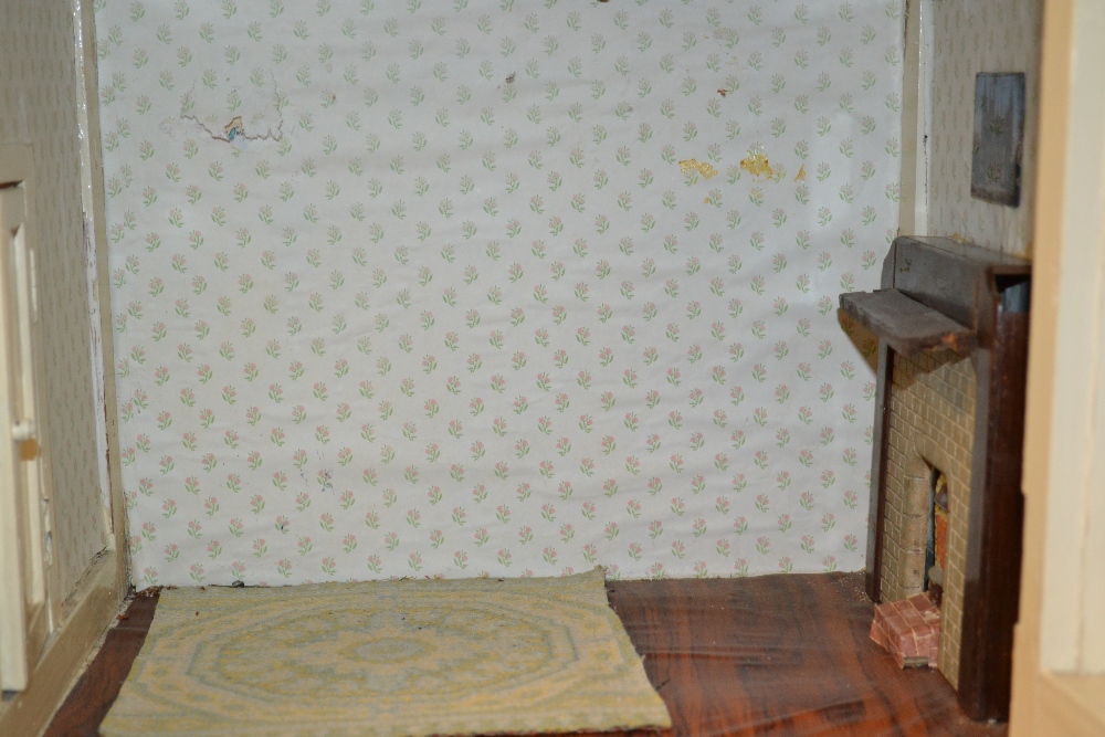 Large early 20th Century dolls house (a/f), 38ins high, - Image 3 of 6