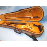 Hawkes & Son 14in violin,