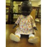 Armand Marseille bisque headed Negro doll inscribed AM351/8K