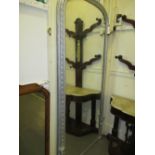 Large 19th Century silver gilt framed hall mirror with original plate