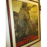 Original American World War I poster by Henry Patrick Raleigh, published 1918,