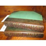 19th Century part leather volumes, Dasent, George Webbe, ' The Story of Burnt Njal ',