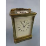 Early 20th Century brass cased carriage clock,