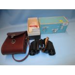 Pair of Carl Zeiss Jenoptem 8 x 30 binoculars in original leather case and box