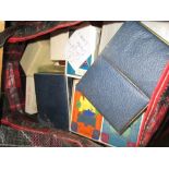 Bag containing a large quantity of vintage shipping and cruise liner playing cards