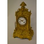 Good quality early 19th Century French ormolu mantel clock,