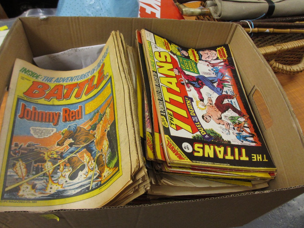 Collection of various comics including:' Marvel ', ' Incredible Hulk ' and 'Fury ', 1976 - '77,