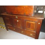 Mid 18th Century oak mule chest,