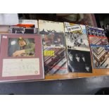 Quantity of various Beatles records to include Please, Please Me, Help, Let it Be, With the Beatles,